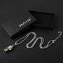 HZMAN Men Women Meditation Buddha Necklace Stainless Steel Head & Praying Hand Pendant Necklace Yogi Jewelry