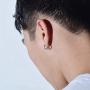 Silver Hoop Earrings for Women, 4 Pairs Small Silver Huggie Earrings Hoop Set | Mini Cartilage Hypoallergenic Tragus Helix Jewelry for Girls Men Teenagers (12mm/15mm/20mm/24mm)