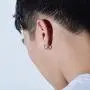 Silver Hoop Earrings for Women, 4 Pairs Small Silver Huggie Earrings Hoop Set | Mini Cartilage Hypoallergenic Tragus Helix Jewelry for Girls Men Teenagers (12mm/15mm/20mm/24mm)