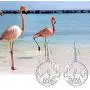 Giraffe Drop Earrings Flamingo Earrings S925 Sterling Silver Animal Dangle Earrings Tree of Life Jewelry Gifts for Women Mom Mothers Day Birthday