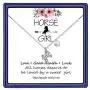 Horse Gifts for Girls, 14K White Gold Plated Heart Initial Horse Necklace Personalized Gifts Dainty Horse Jewelry Horse Necklaces for Girls Women Horse Lovers Horse Gifts for Girls, 14K White Gold Plated Heart Initial Horse Necklace Personalized Gifts Dainty Horse Jewelry Horse Necklaces for Girls Women Horse Lovers