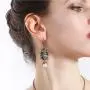 NorthStar Pearls and Jewelry Earrings Scarab Bug Beetle Dangle Drop Earrings Vintage Gold-tone for Adults. Skull Star Fashion Statement Victorian.
