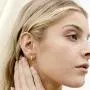 PAVOI 14K Gold Plated Sterling Silver Cubic Zirconia Huggie Hoop Earrings for Women PAVOI 14K Gold Plated Sterling Silver Cubic Zirconia Huggie Hoop Earrings for Women