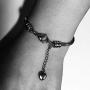 JMQJewelry Heart Charm Bracelet for Bead Charms Stainless Steel Snake Chain Women Men Girl Jewelry