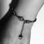 JMQJewelry Heart Charm Bracelet for Bead Charms Stainless Steel Snake Chain Women Men Girl Jewelry