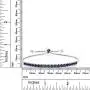 Gem Stone King Sterling Silver Blue Sapphire Tennis Bracelet Gemstone Birthstone 2.50 cttw Fully Adjustable Up to 9 Inch Gem Stone King Sterling Silver Blue Sapphire Tennis Bracelet Gemstone Birthstone 2.50 cttw Fully Adjustable Up to 9 Inch
