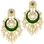 Aheli Indian Traditional Chandbali Dangle Earring Ethnic Festive Bollywood Wedding Jewelry for Women Aheli Indian Traditional Chandbali Dangle Earring Ethnic Festive Bollywood Wedding Jewelry for Women