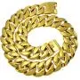 Mens Necklace Jewelry very heavy 316L Stainless Steel 24mm and 32mm width