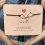 Your Always Charm Stethoscope Bracelet,Inspired Nurse Jewelry Gifts,Heart Stethoscope Link Bracelet for Women