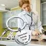 CYTING Veterinarian Keychain These Keys Belong to an Awesome Vet Tech/Nurse Keychain Appreciation Gift Veterinary Medicine Graduation Gift