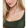 THE PEARL SOURCE 14K Gold AAAA Quality White Freshwater Cultured Pearl Necklace for Women in 20'' Matinee Length