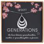 OFGOT7 Generations Necklace for Grandma Gifts - Sterling Silver Water Droplets Necklace for Mom Granddaughter Mothers Day Jewelry Birthday Gifts
