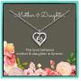 Necklace for Women Infinity Love Heart Cross Rose Flower Womens 925 Sterling Silver Necklace Pendant CZ Diamond Necklace Best Valentines Day for Women Mom