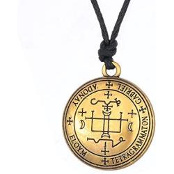 fishhook Wicca The Sigil of The Archangel Gabriel Talisman Amulet Pendant Necklace