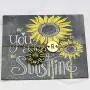 Joycuff Sunflower Bracelets for Women Teen Girls Daughter Best Friend Youre My Sunshine Initial Jewelry 18K Gold Chain Birthday Gifts for Her