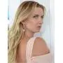 Mariell Micro-Pave Rose Gold CZ Art Deco Dangle Chandelier Wedding Earrings - Blush Jewelry for Brides