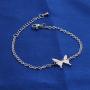 WUSUANED Butterfly Bracelet Necklace Fashion Jewelry Gift for Women Girls