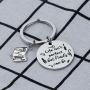 AKTAP Manicurist Gift Nail Graduation Gift Keychain Life Isnt Perfect But Nails Can Be Beautician Jewelry