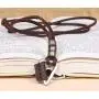 Coostuff Long Necklace for Men Women Rock Punk Jewelry Triangel Pendant Genuine Leather Necklaces Adjustable Leather Rope Chocker Coostuff Long Necklace for Men Women Rock Punk Jewelry Triangel Pendant Genuine Leather Necklaces Adjustable Leather Rope Chocker