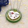 Sister Pendant Necklaces Big Little Sister Family Gifts Jewelry Set Stainless Steel Pack Of 2pcs