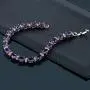 Gem Stone King 20.00 Ct Oval & Round Purple Color Cubic Zirconias CZ Womens Tennis Bracelet 7 Inch