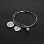 WENATA Kpop BTS Bangtan Boys Bracelet to Love Yourself Army Never Mind Charm Bracelet Inspirational Gift BTS Lover Fans Jewelry Gift for BTS Fans Girl