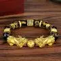 CASDAN 2Pcs Feng Shui Good Luck Bracelets for Men Women Obsidian Bead Chinese Dragon Lucky Charm Bracelet Pixiu Pi Yao Attract Wealth Money Feng Shui Jewelry CASDAN 2Pcs Feng Shui Good Luck Bracelets for Men Women Obsidian Bead Chinese Dragon Lucky Charm Bracelet Pixiu Pi Yao Attract Wealth Money Feng Shui Jewelry