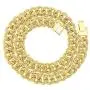 Cuban Mens Chain, Fake Diamond Jewelry, Fake Gold Plated Ladies Necklace, Hip-Hop Fake 24K Gold,Fake Silver, Fashion Personality Jewelry, Suitable for Boys and Girls(8/18/20/24/30inch)