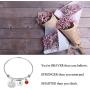 KUIYAI You are Braver Than You Believe Awareness Bracelet with Birthstone Inspirational Jewelry Gifts for Women Girls