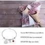 KUIYAI You are Braver Than You Believe Awareness Bracelet with Birthstone Inspirational Jewelry Gifts for Women Girls