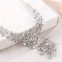 EVER FAITH Crystal Art Deco Bridal Stretch Bracelet Bundle Vintage Bridal Necklace Earrings Set EVER FAITH Crystal Art Deco Bridal Stretch Bracelet Bundle Vintage Bridal Necklace Earrings Set