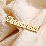 Hidepoo Custom Name Necklace Personalized, 14K Gold Plated Old English Customized Nameplate Necklace Personalized Initial Name Necklace Custom Jewelry Gifts for Women Gothic Font Style