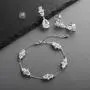 Mariell CZ Bridal Bracelet & Matching Earrings, Wedding Jewelry Set with Adjustable Bracelet 7 ¼'' to 8 ¾'' Mariell CZ Bridal Bracelet & Matching Earrings, Wedding Jewelry Set with Adjustable Bracelet 7 ¼'' to 8 ¾''