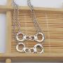 KUIYAI Partners in Crime Necklace BFF Necklaces Set of 2 Best Friends Jewelry