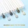 mingkejw Cremation Jewelry for Ashes Tree of Life Memorial Lockets Teardrop Pendant Urn Ashes Holder Necklace Stainless Steel Keepsake
