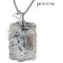 JADENOVA Healing Crystal Necklace for Women Tree of Family Pendant Family Tree Wire Wrapped Jewelry Energy Healing Teardrop pendant (24 Inches Stainless Steel Chain)