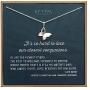 EFYTAL Condolence Gifts, 925 Sterling Silver Butterfly Necklace in Remembrance of Pet, Sympathy Gift for Passing of Dog or Cat, Condolences Jewelry for Her