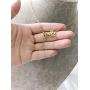 MICOMAKA Birth Year Number with Crown,Necklace Old English, Memorable Anniversary Jewelry for Women Girls, Personalized Birthday Jewelry 18K Real Gold Stainless Steel Pendant