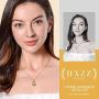 HXZZ Fine Jewelry Natural Gemstone Gifts for Women Sterling Silver Swiss Blue Topaz Amethyst Citrine Pendant Necklace