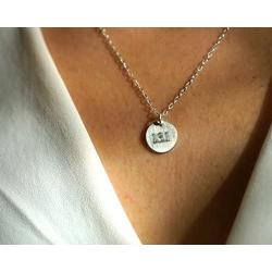 EFYTAL Half Marathon 13.1 Necklace, 925 Sterling Silver Disc Jewelry Gift for Athlete, Gifts for Athletes Runners