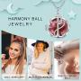 AEONSLOVE Harmony Ball Bola Pregnancy Necklace, Retro Ship Anchor Cubic Zirconia Harmony Ball Locket Angel Chime Caller Bell 20mm Mexican Bola Balls Pendant Necklaces 30'' Chain for Women Mom Gifts