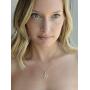 Mariell 14K Gold Plated AA Recovery Necklace CZ Unity Symbol Pendant - Great Jewelry Gift for Sober Women