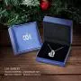 CDE Love Heart Necklaces and Earrings Jewelry Set for Women CDE Love Heart Necklaces and Earrings Jewelry Set for Women