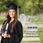 AZORA Graduation Gift Jewelry 2021 She Believed She Could So She Did Inspirational Charm Bracelet High School College Graduate Gifts for Her Senior Daughter Teens