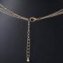 Victray Star Gold Necklaces Layered Choker Necklace Chain Summer Beach Moon Pendant Necklaces Fashion Jewelry Accessories for Women and Girls