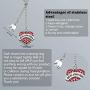 G-Ahora Delta Sigma Theta Sorority Bracelet I Love DST Jewelry Greek Sorority Gift Delta Sigma Theta Sorority Jewelry