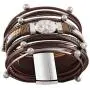Leather Wrap Bracelet Multilayer Braided Bracelet Boho Cuff Bracelet Tube Handmade Bangle Bohemian Jewelry for Women