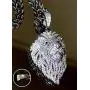 Shop-iGold Men Women 925 Italy Iced Silver Iced Lion Head Charm Ice Out Pendant Stainless Steel Real 2 mm Rope Chain Necklace, Mens Jewelry, Iced Pendant, Rope Necklace Shop-iGold Men Women 925 Italy Iced Silver Iced Lion Head Charm Ice Out Pendant Stainless Steel Real 2 mm Rope Chain Necklace, Mens Jewelry, Iced Pendant, Rope Necklace