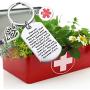 WSNANG EMT Gift Emergency Medical Technician Jewelry Your Kind Spirit Will Touch All of The Lives of Those You Care for Keychain Paramedic Gift Medical Technician Gift