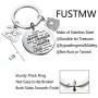 FUSTMW Birthday Keychain Gifts Happy 14th 15th 16th 17th 18th 19th 20th 21st 22nd 23rd 24th 25th 26th 27th Birthday Jewelry Gifts